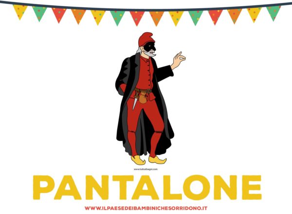 Pantalone maschera carnevale Il Paese Dei Bambini Che Sorridono