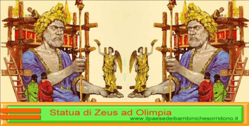 statua di zeus ad olimpia